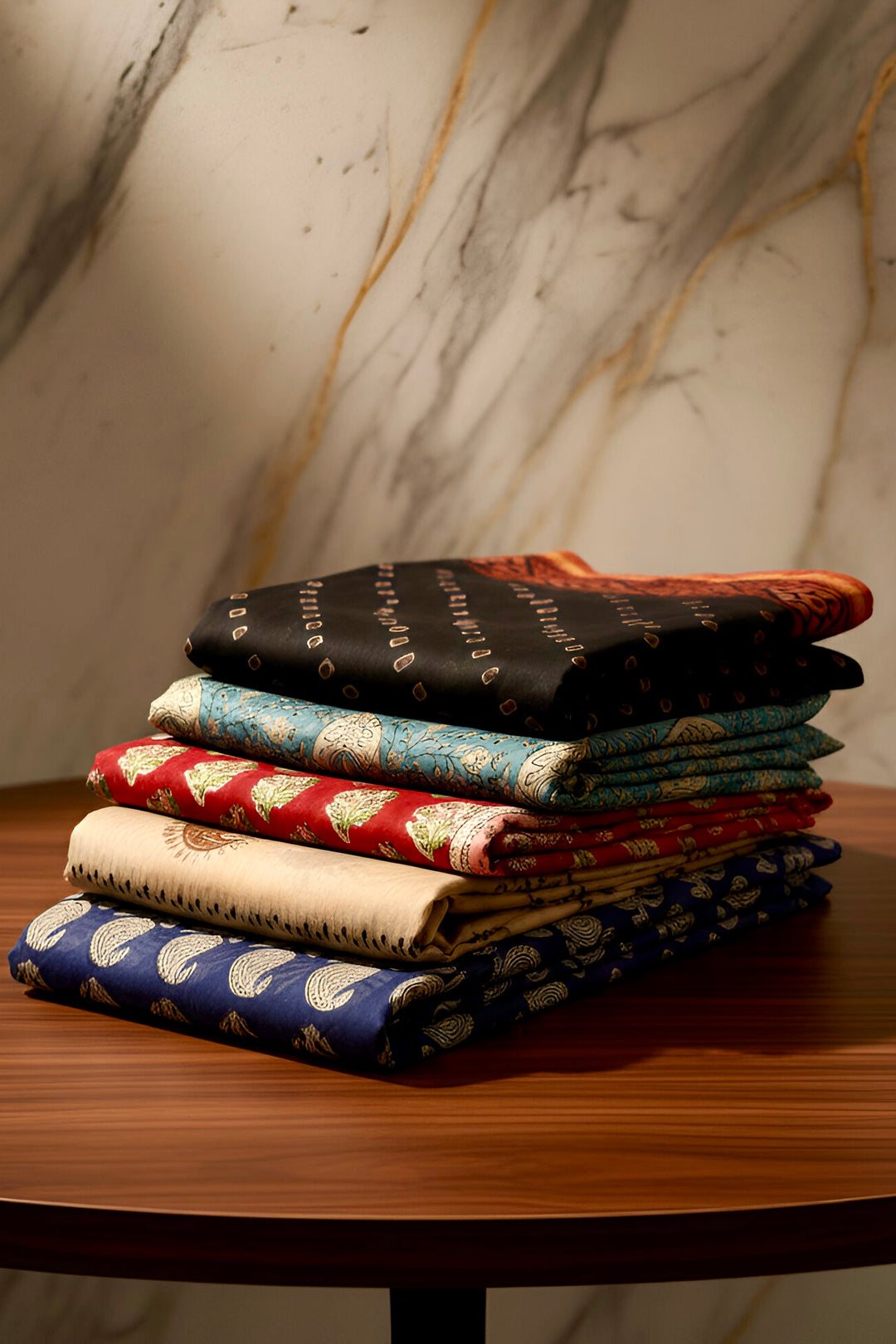 Chanderi Bagru Sarees