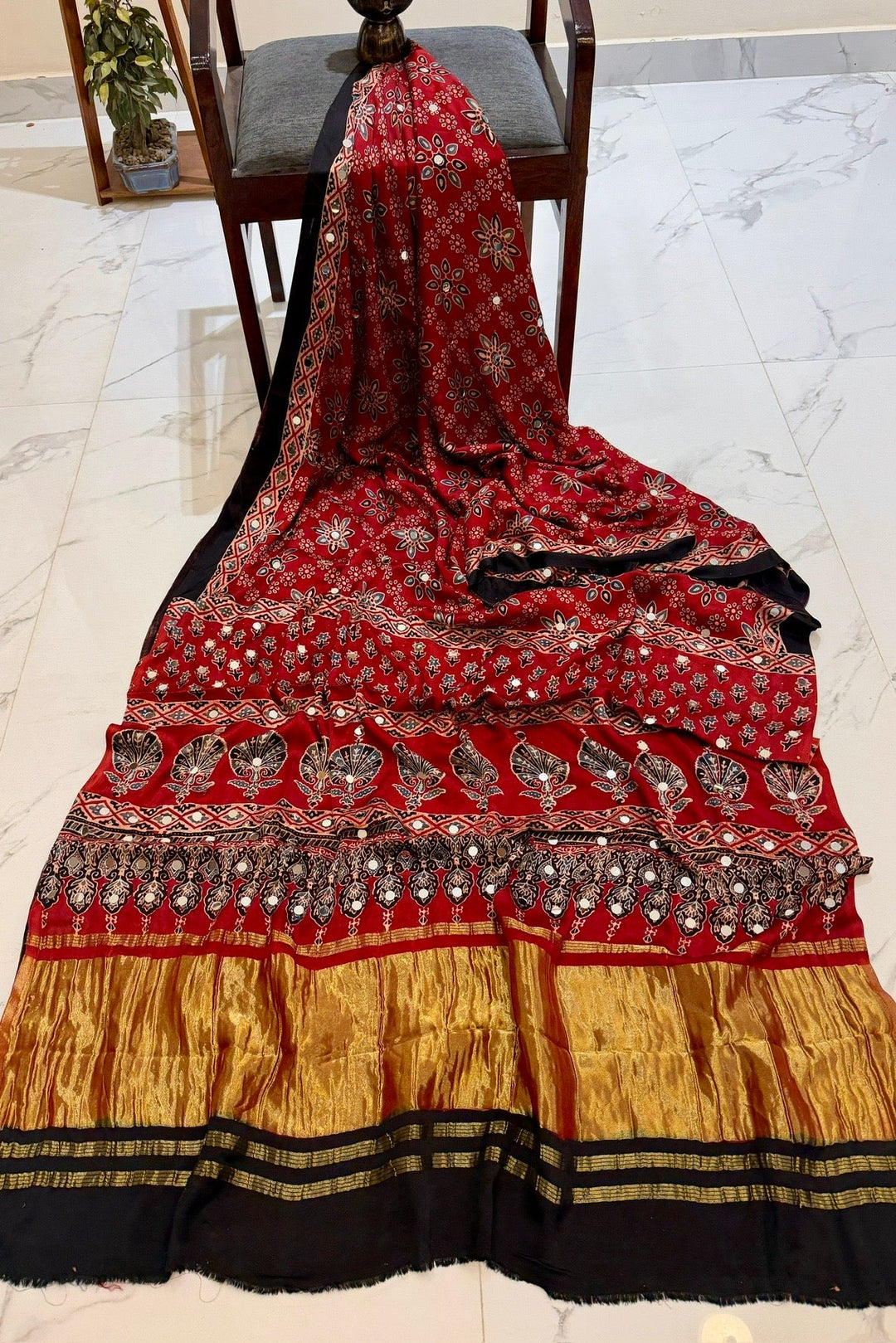 Mirror Work / Handwork Sarees