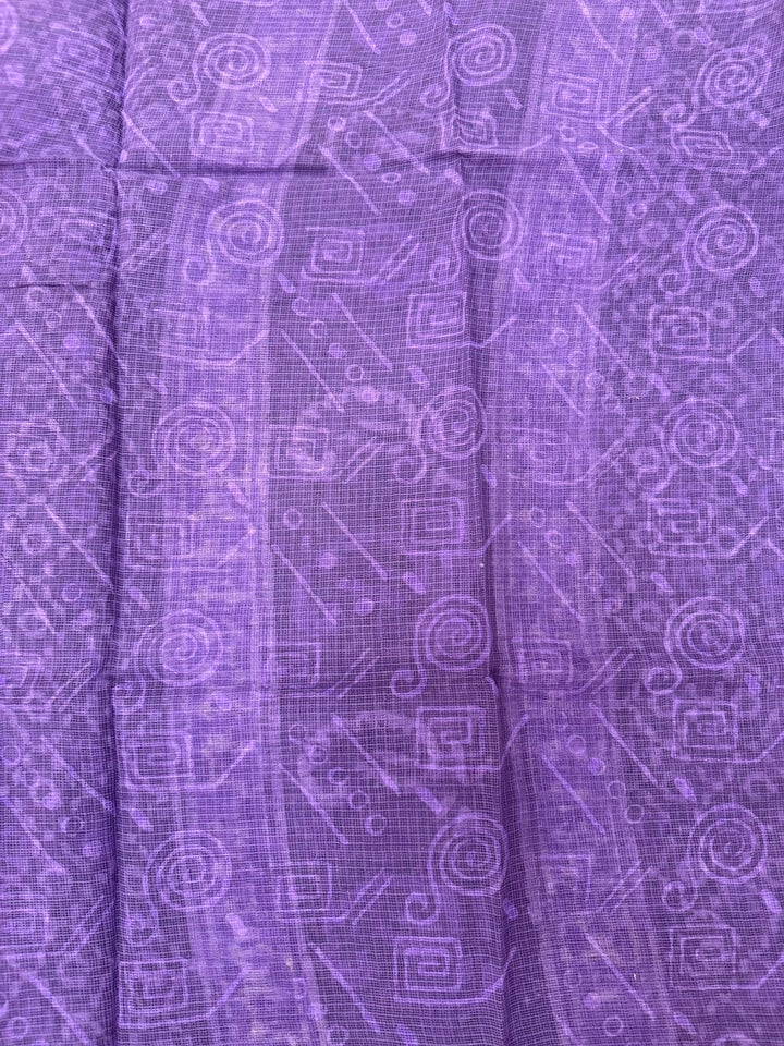 Handcrafted Kota Doria Saree with Traditional Bagru Block Prints | Lightweight & Breathable Ethnic Wear